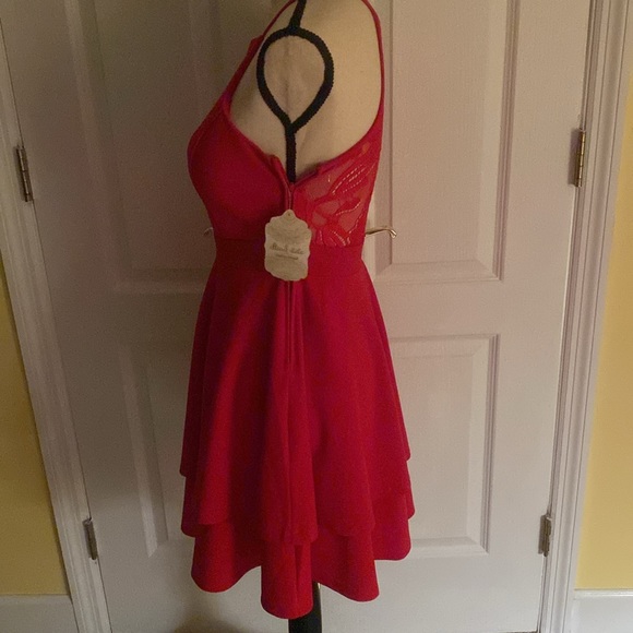 Altare”d, State size small, red halter dress - Picture 5 of 17